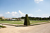 Ein Blick auf die Gärten des Schlosses von Versailles,Versailles,Frankreich