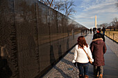 The Vietnam Memorial,in Washington DC,USA.,Washington DC,USA.
