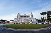 Nationaldenkmal Viktor Emanuel II. auf der Piazza Venezia in Rom, Rom, Italien