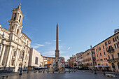 Piazza Navona and Fountain of the Four Rivers,Rome,Italy