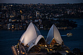 Sydney Harbour and the Sydney Opera House in Sydney,Australia,Sydney,New South Wales,Australia
