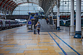 Piccadilly Train Station out of Heathrow airport,England,UK,London,England