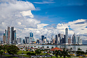 Clouds billow over Panama City,Panama City,Panama