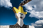 Ceramic art decorates a neighborhood in Havana,Cuba,Havana,Cuba