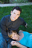 Couple on Lawn