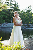 Porträt einer Braut,Ontario,Kanada