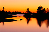 Sunset over Beausoleil Island Georgian Bay Islands National Park,Ontario,Canada