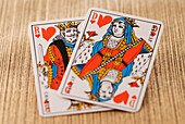 Close-up of Playing Cards