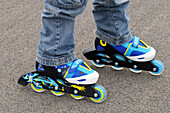 Close-Up of Roller Blades