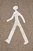 Human Figure on Pavement