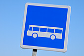 Bus Sign,Clapiers,Herault,Languedoc-Roussillon,France