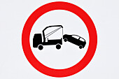 Towing Sign,Montpellier,Herault,Languedoc-Roussillon,France