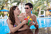Paar,Reef Playacar Resort and Spa Hotel,Playa del Carmen,Quintana Roo,Halbinsel Yucatan,Mexiko