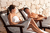 Couple Relaxing at Spa,Reef Playacar Resort and Spa,Playa del Carmen,Mexico