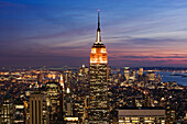 Overview of Manhattan,New York City,New York,USA