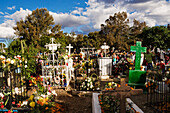 Cemetery Decorated for Day of the Dead,San Miguel de Allende,Mexico