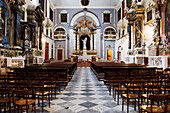 Das Innere der Kirche des Heiligen Erlösers, Dubrovnik, Kroatien