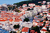 Altstadt von Dubrovnik in der Morgendämmerung,Kroatien