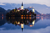Kirche Mariä Himmelfahrt,Bled-See,Slowenien