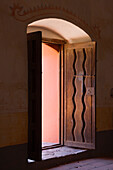 Wooden Doorway,Mission la Purisima Concepcion,Southern California,USA