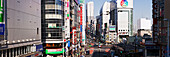 Overview of Street,Shinjuku District,Tokyo,Japan