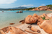 Capriccioli beach,Costa Smeralda,Sardinia,Italy,Mediterranean,Europe