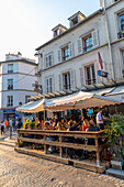 Cafe restaurant,Montmartre,Paris,Frankreich,Europa