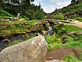 Bronte Bridge on Haworth Moor,Yorkshire,England,United Kingdom,Europe