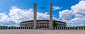 View of exterior of Olympiastadion Berlin,built for the 1936 Olympics,Berlin,Germany,Europe