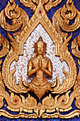 Dachdetail, Wat Phra Kaew (Tempel des Smaragd-Buddas), Bangkok, Thailand, Südostasien, Asien