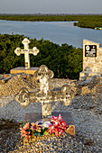 Catholic graveyard in Fadiouth,Senegal,West Africa,Africa