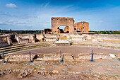 Theater of Commodus,Great Exedra,Roman Villa of Quintilii,Appian Way,Rome,Latium (Lazio),Italy,Europe