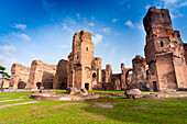 Außenansicht,Caracalla-Thermen,UNESCO-Welterbe,Rom,Latium (Lazio),Italien,Europa