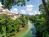 Natisone River,Cividale del Friuli,Udine,Friuli Venezia Giulia,Italy,Europe