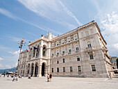 Regierungspalast, ehemals Palast der österreichischen Leutnants, Piazza dell'Unita d'Italia, Triest, Friaul-Julisch Venetien, Italien, Europa