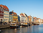 Sommerabend am Hafen Nyhavn,Kopenhagen,Dänemark,Skandinavien,Europa