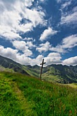 The bucolic landscape of Val Mastellone in summer,Rimella,Valsesia,Vercelli district,Piedmont,Italy,Europe