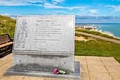 RAF Bomber Command Memorial,errichtet im Jahr 2012 zum Gedenken an die 110000 Flugzeugbesatzungen des Bomber Command im Zweiten Weltkrieg, von denen 55573 ihr Leben verloren,Beachy Head,nahe Eastbourne,East Sussex,England,Vereinigtes Königreich,Europa