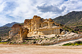 Bolnuevo Enchanted City erodierte Sandsteinformationen, Murcia, Spanien, Europa