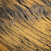 Detail eines Berges, Eysturoy Island, Färöer Inseln, Dänemark, Europa