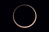 The October 14,2023 annular solar eclipse,in a single image captured at mid-eclipse,at 10:29 am MDT at the site I used. This site was the Ruby's Inn Overlook on the rim of Bryce Canyon,Utah,a site well south of the centreline,with 3m03s of annularity. Being south of the centreline moved the Moon to the north side of the Sun,so the Moon is offset from the centre of the Sun's disk.