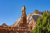 A sand pipe or chimney rock,an eroded rock tower in Kodachrome Basin State Park in Utah.
