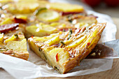 Kartoffel Quiche mit Chorizo