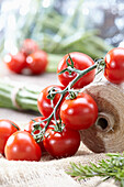 Tomatoes with thread roll