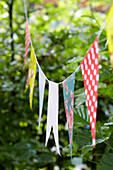 Flags in the garden