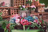 Hydrangea flower bowl
