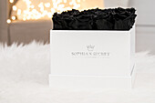 Sophias Secret® - Rose box - cube white 16x16x12 cm cm