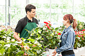 Garden centre salesmen and women