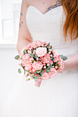 Bride with bouquet