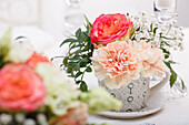 Floristische Tischdekoration